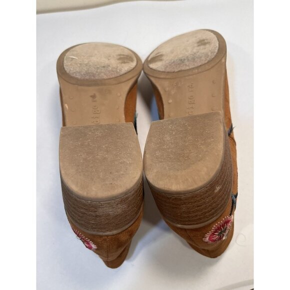indigo Chanted Ankle Booties Embroidery SIZE 6 - Picture 13 of 16